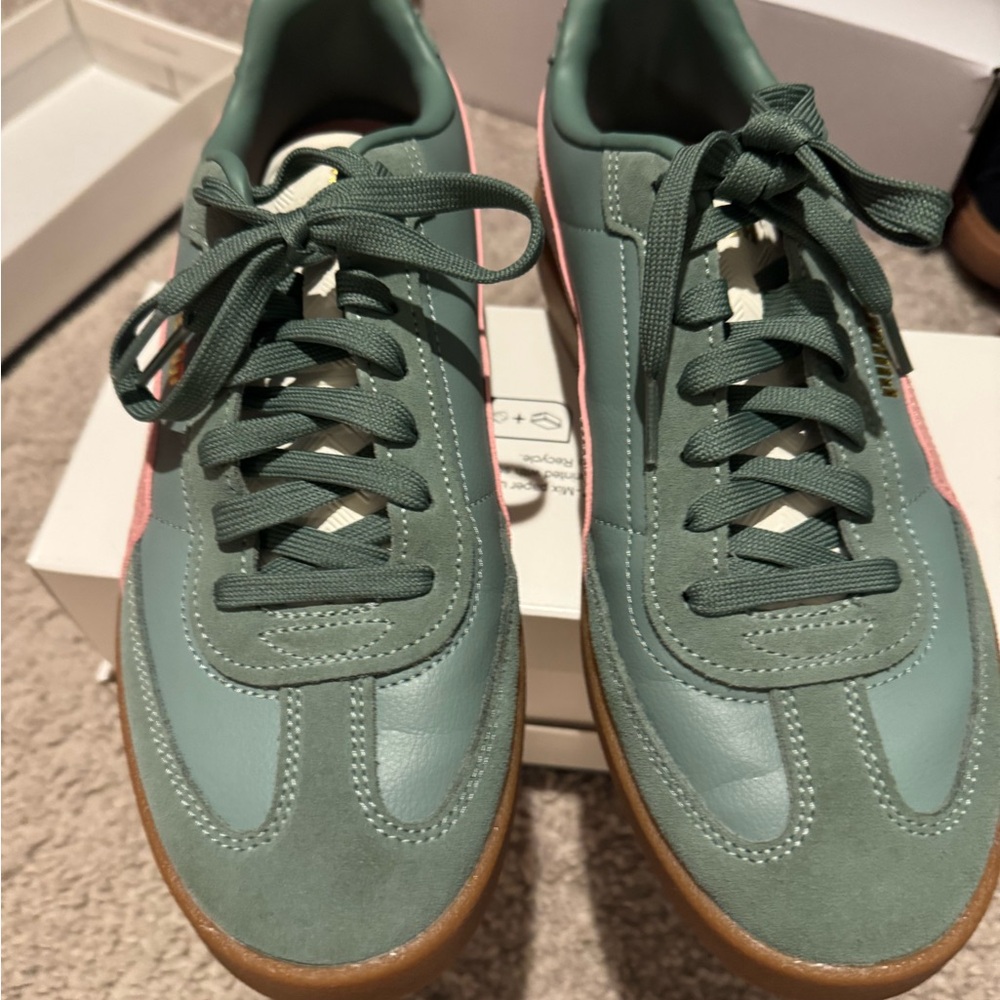 Adidas Soft Mint and Pink Sneakers